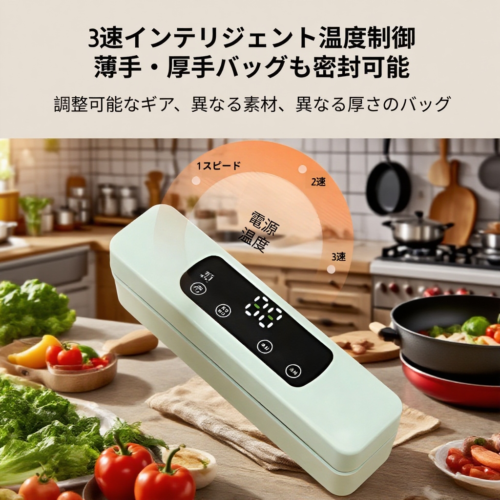 全自動シール家庭用真空シール機食品包装機鮮度保持シールラミネーターコンプレッサー