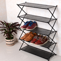 多機能多段式折り畳めるシューズラック