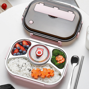 304ステンレス鋼製仕切りランチボックス