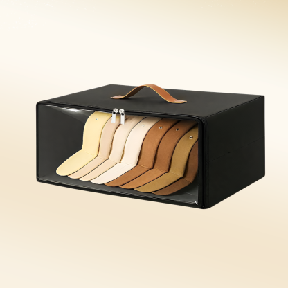 不織布野球帽収納ボックス雑貨収納整理ジッパー帽子ボックス布収納ボックス