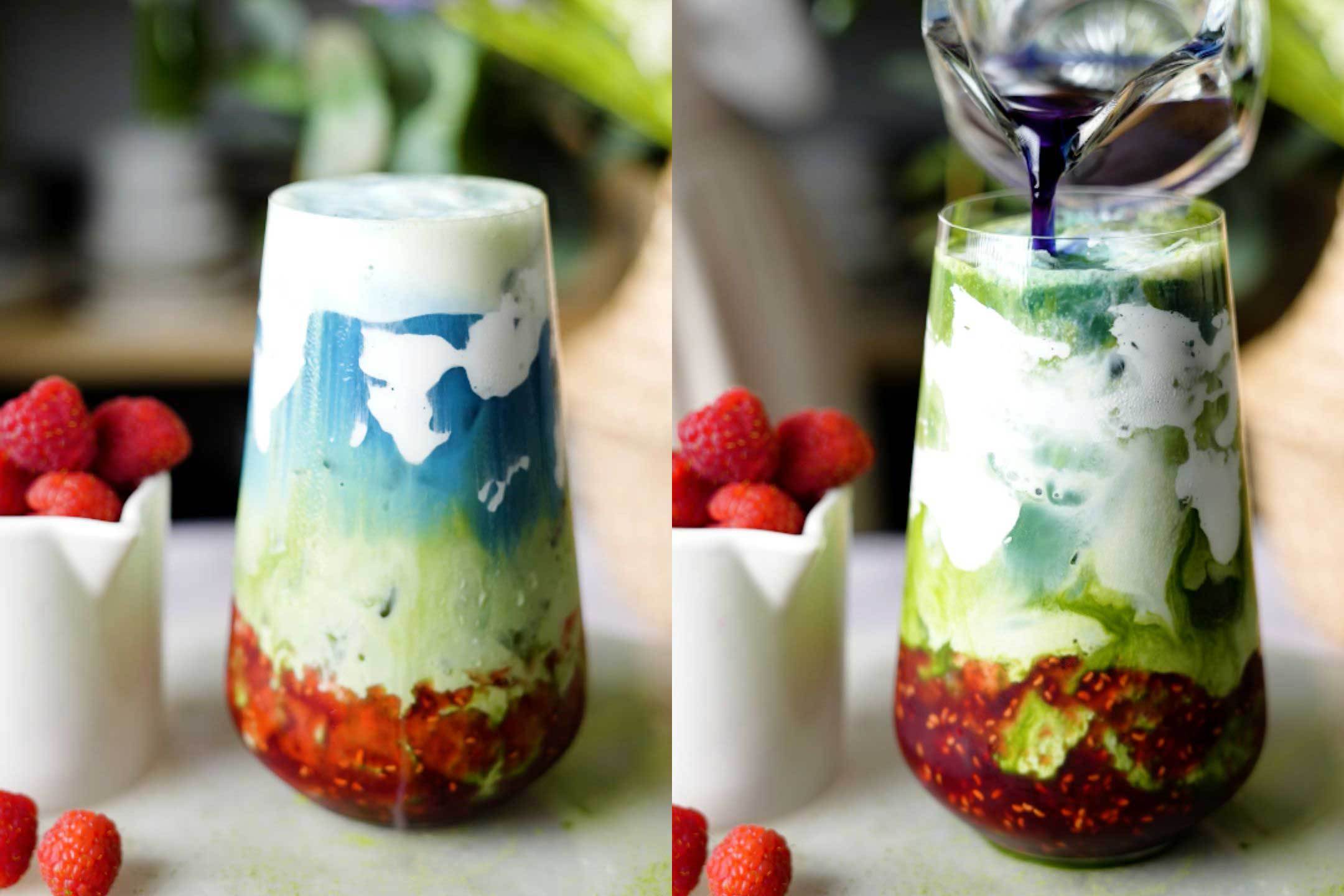 Matcha And Raspberry Pot Iced Raspberry Matcha Latte | AVANTCHA™ Tea UK