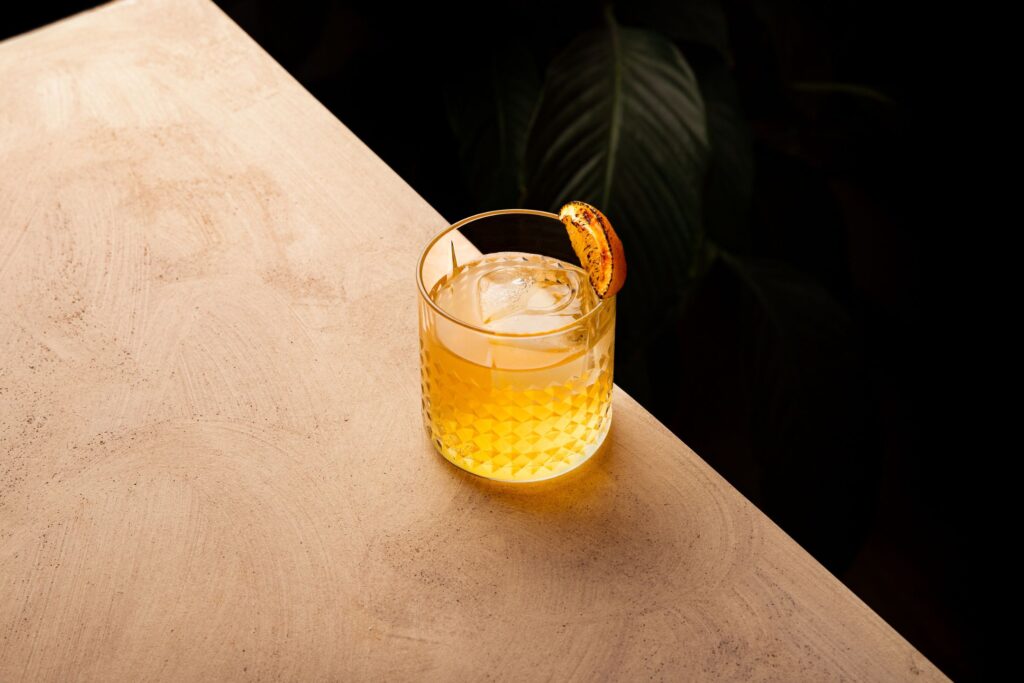 Hojicha and Prosecco Cordial