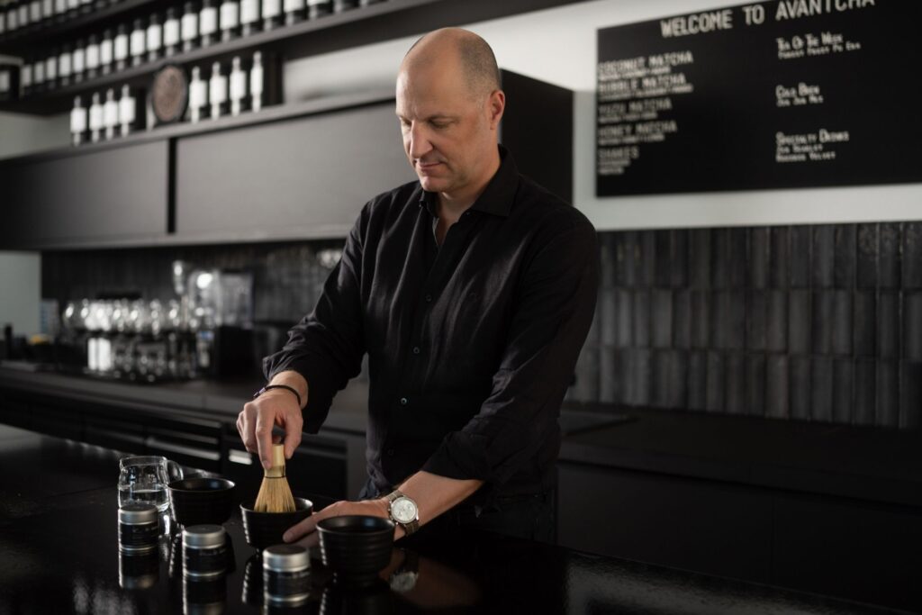 Markus AVANTCHA founder making Matcha