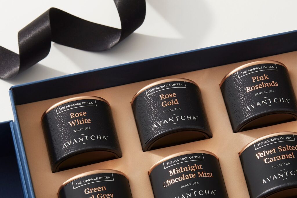 a detailed shot of arabian tea collection as a gift set