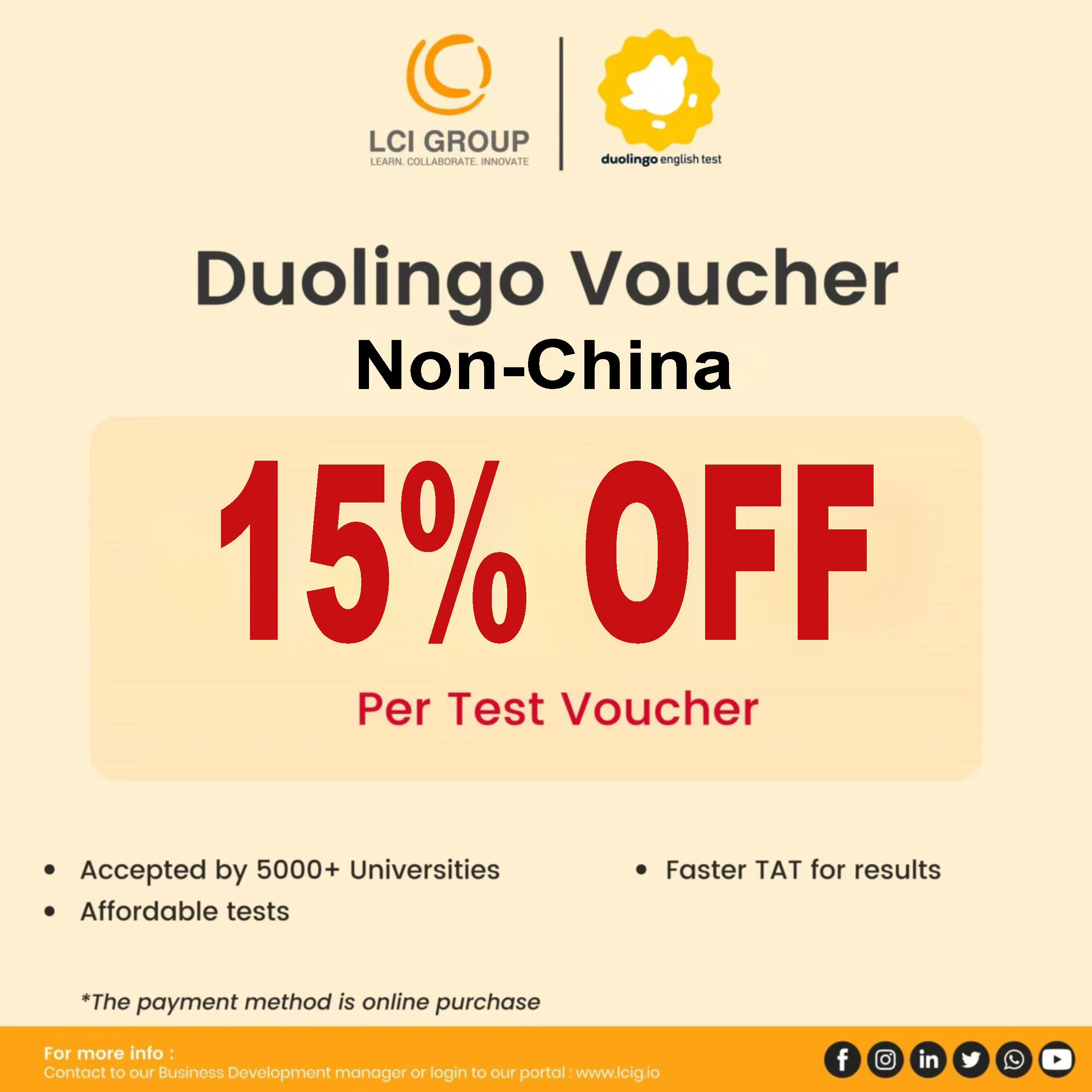 Duolingo Voucher-Non-China
