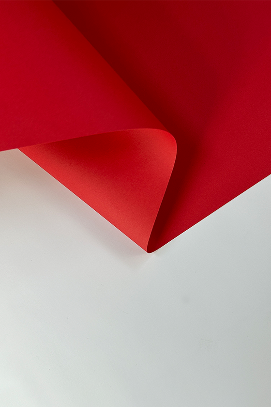 100% Virgin Wood Pulp Red Packing Paper Cardboard for Wrapping Box