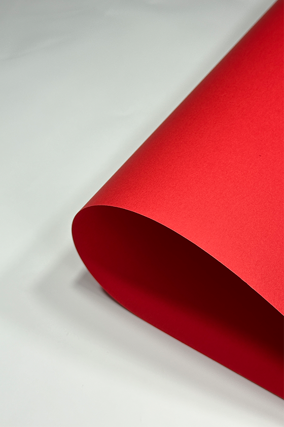 100% Virgin Wood Pulp Red Packing Paper Cardboard for Wrapping Box