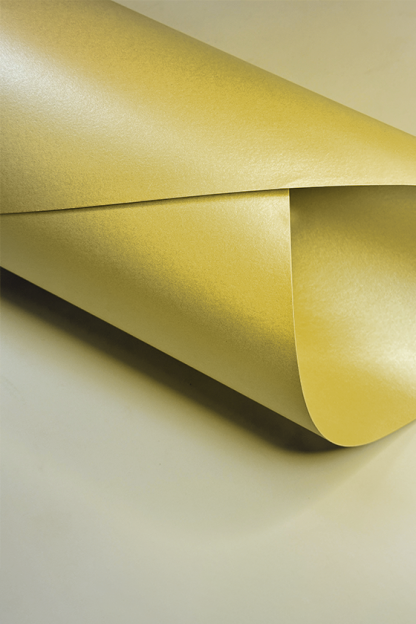 Golden Yellow Pearl Paper