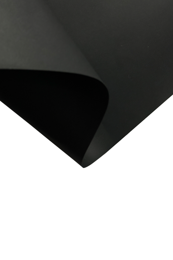 100% Virgin Wood Pulp Dark Jet Black High Stiffness Black Cardboard for Wrapping Box