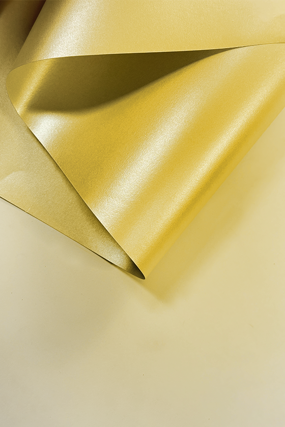 Golden Yellow Pearl Paper