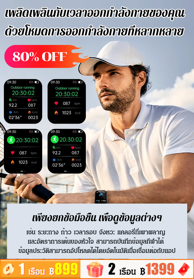นาฬิกาวัดระดับน้ำตาลในเลือดอัจฉริยะแบบไม่เจ็บปวด