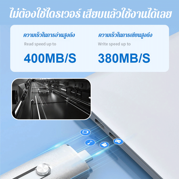 แฟลชไดรฟ์ขยายหน่วยความจำโทรศัพท์มือถือแบบ 3 อิน1ที่สามารถสำรองข้อมูลทุกที่ทุกเวลา