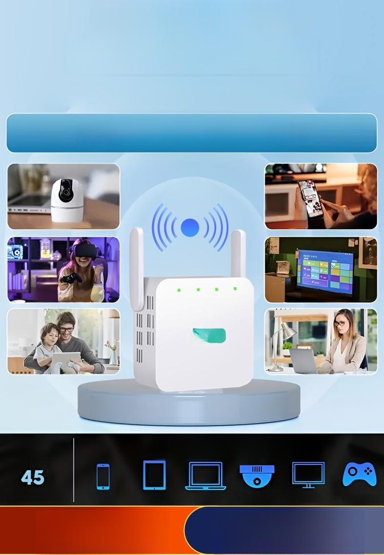 เครื่องขยายสัญญาณ wifi 300M รุ่นใหม่