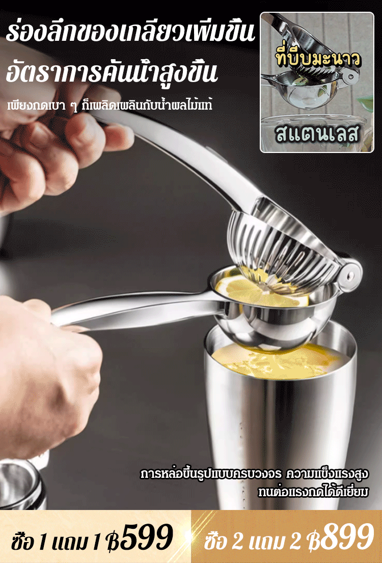 เครื่องคั้นน้ำผลไม้สแตนเลสคุณภาพสูง