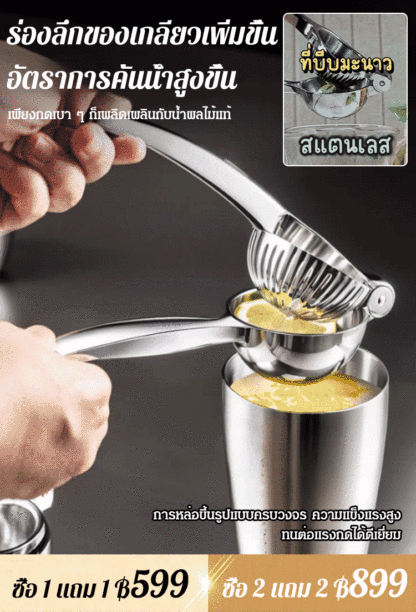 เครื่องคั้นน้ำผลไม้สแตนเลสคุณภาพสูง 