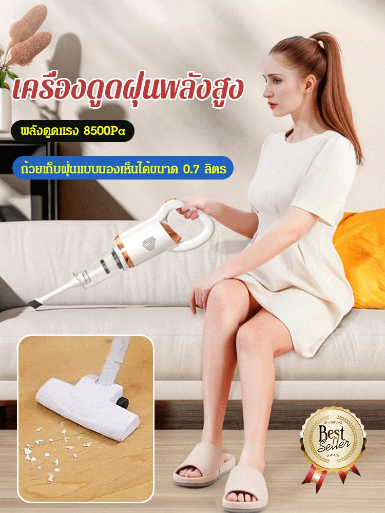 เครื่องดูดฝุ่นกำจัดไรพลังสูงในครัวเรือน