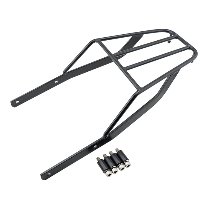 ตะแกรงท้ายเบาะ(เหล็ก) MSX-125 GROM สีดำ-NETBIKESHOP