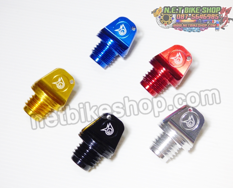 น็อตอุดน้ำมันเครื่อง CNC PIRANHA แบบบิด ADV150-NETBIKESHOP