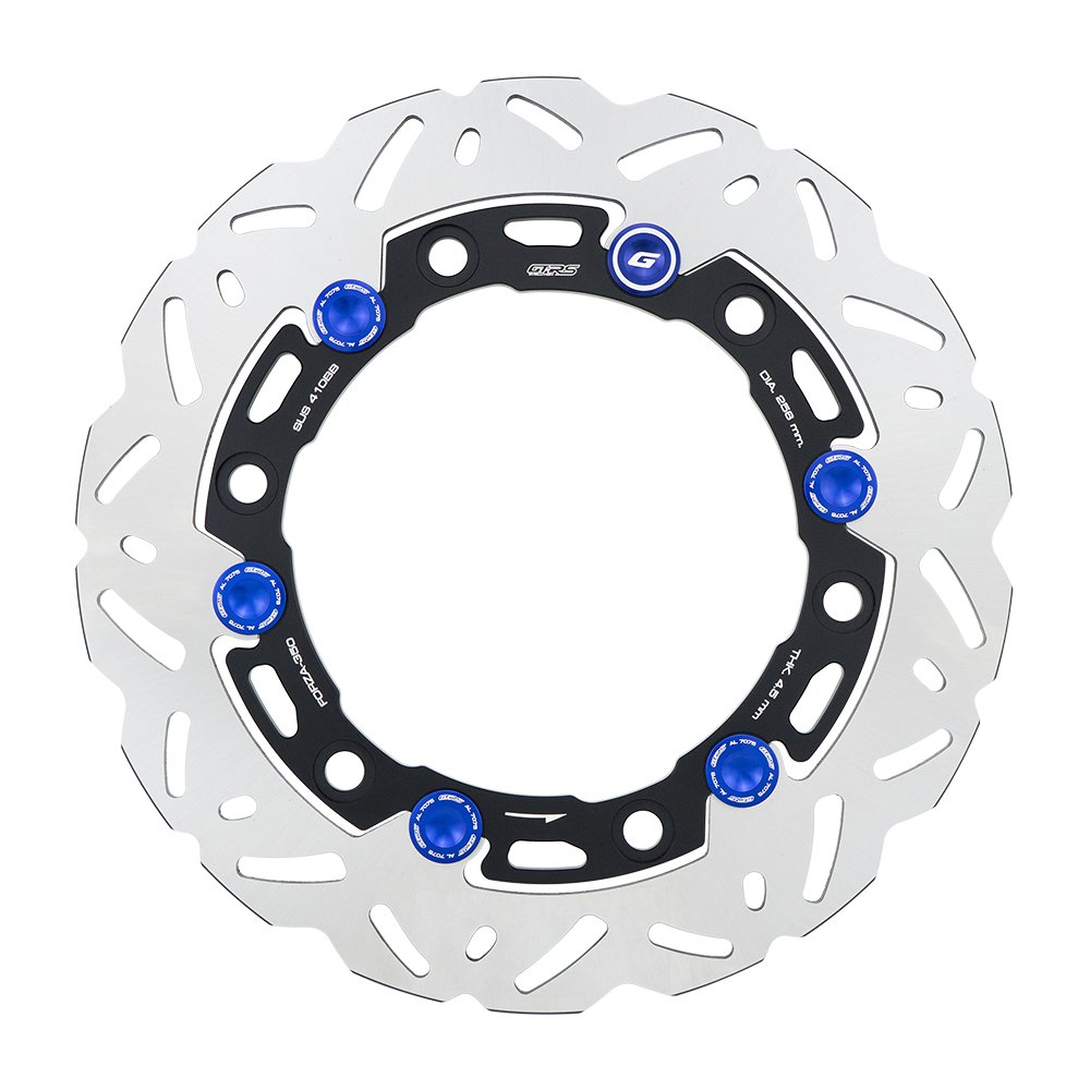 จานดิสเบรคหน้า CNC GTRS หนา 4.5 ADV-350/FORZA-300/350NEW จาน256mm. ลายหยัก-NETBIKESHOP