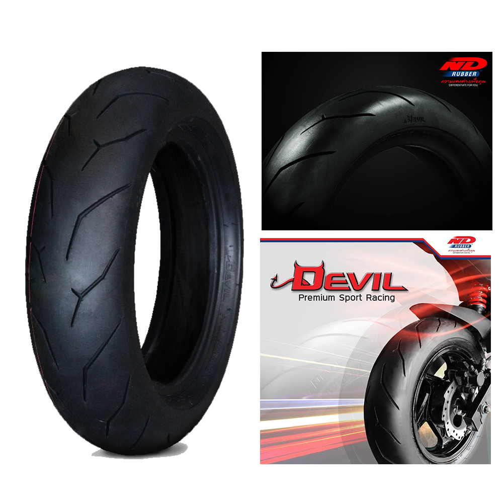 ยางนอก DEVIL Premium Sport Racing ขอบ 12 นิ้ว สำหรับ MSX 125SF-NETBIKESHOP