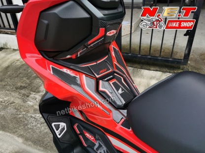 สติ๊กเกอร์กันลายถังน้ำมันชุดใหญ่ HONDA ADV150 ลายคาร์บอน แบบนูนหนา