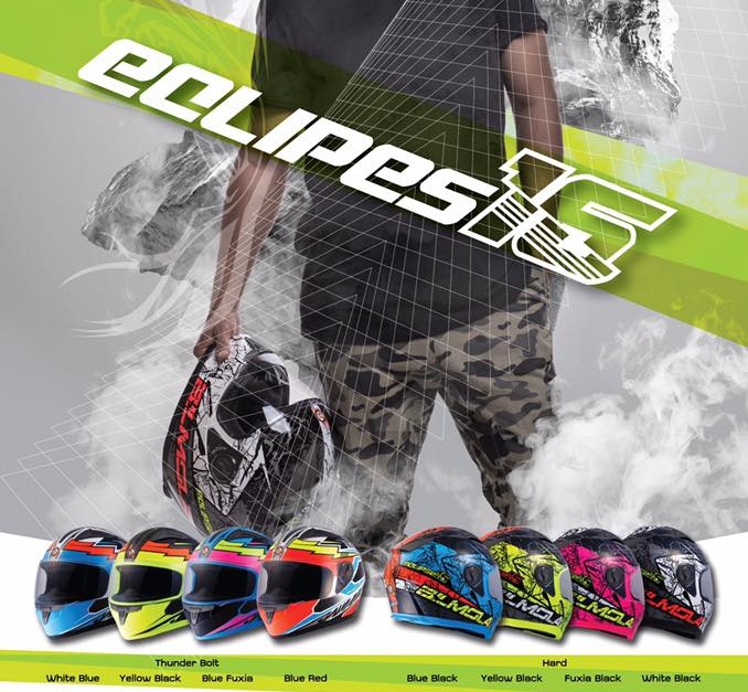 หมวกกันน็อค BILMOLA รุ่น Eclipse 2016 ยอดฮิต-NETBIKESHOP