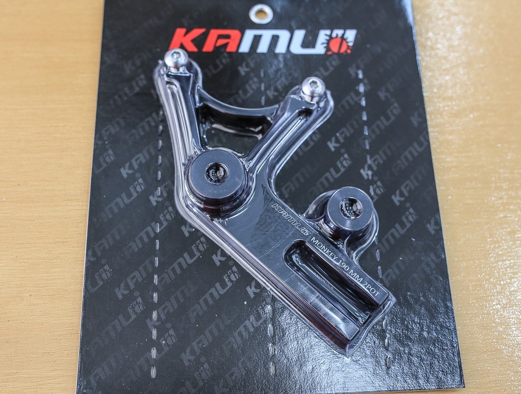 ขาจับปั้มหลังบน KAMUI MONKEY 125จาน190มิล ปั้ม Brembo2 pot-NETBIKESHOP