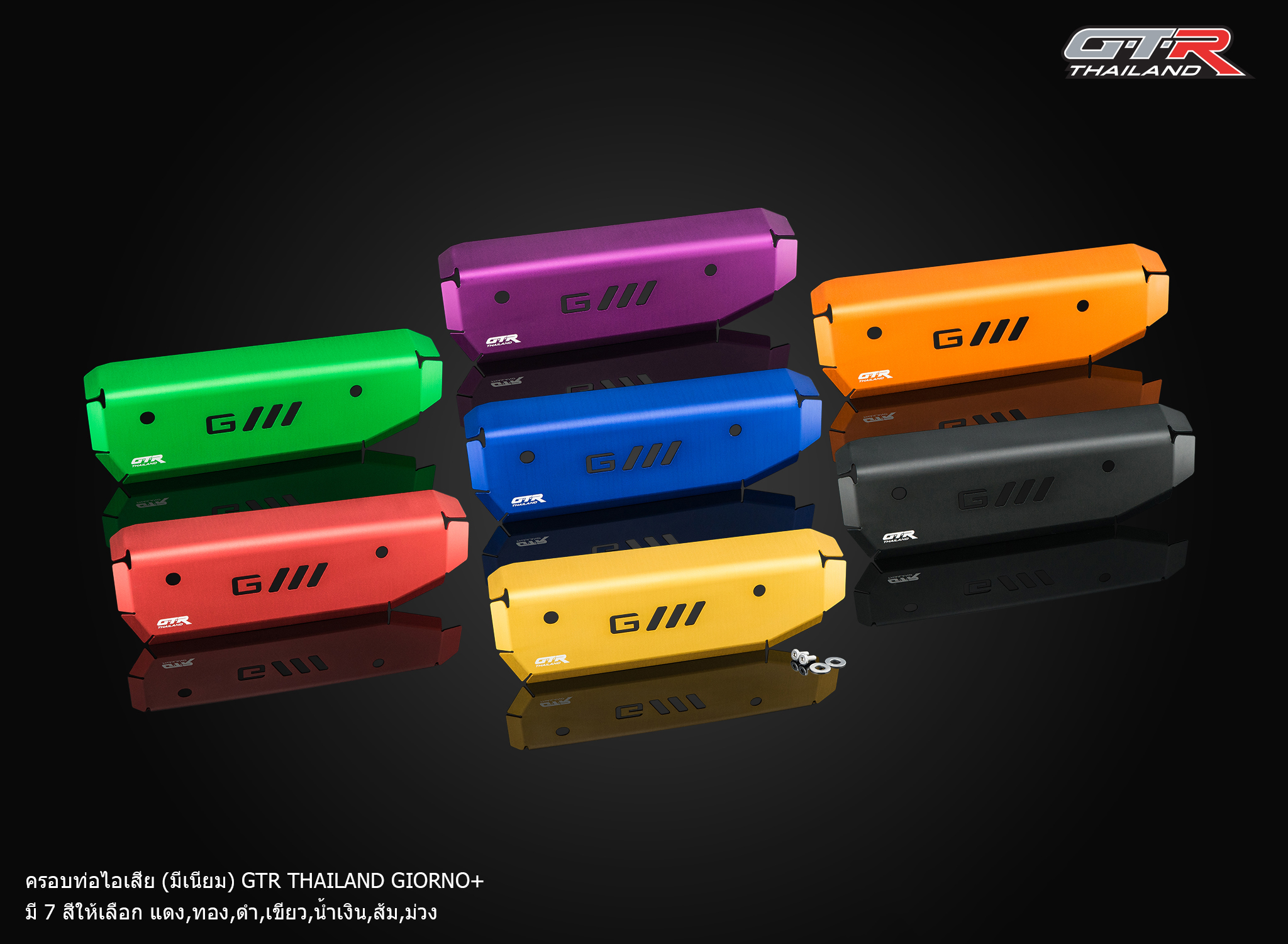 ครอบท่อไอเสีย (มีเนียม) GTR GIORNO+-NETBIKESHOP