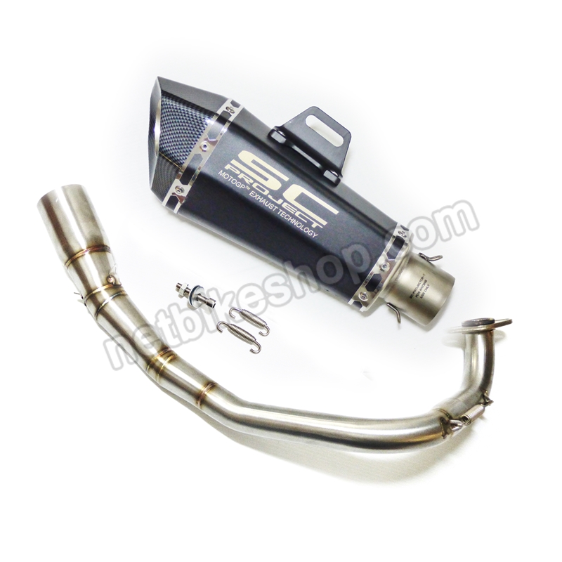ท่อ SC ช็อตตี้ พร้อมคอท่อ HONDA ADV150-NETBIKESHOP