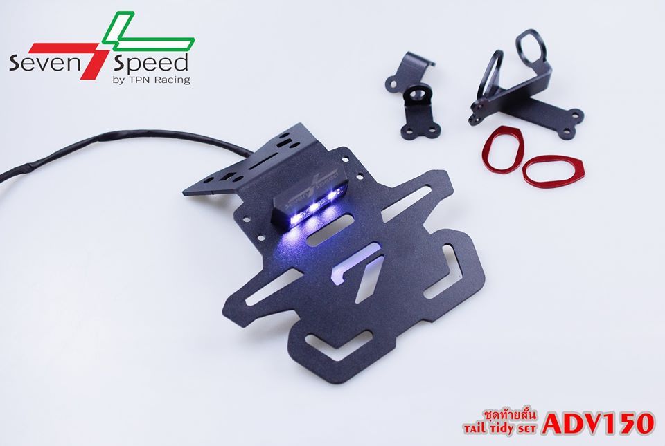 ท้ายสั้น SEVENSPEED ADV150 พร้อมไฟส่องป้ายทะเบียน-NETBIKESHOP
