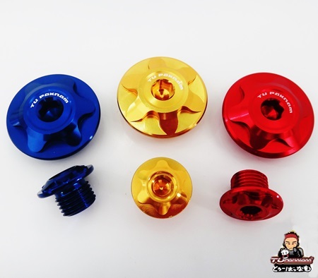 น็อตจานไฟ tpn ลายดอกไม้ เล็ก-ใหญ่ HONDA