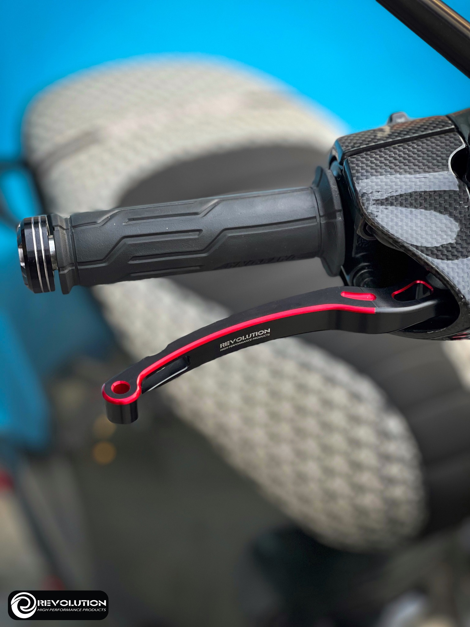 มือเบรค CNC ทูโทน REVOLUTION VESPA SPRINT,PRIMAVERA,LX,S LIBERTY