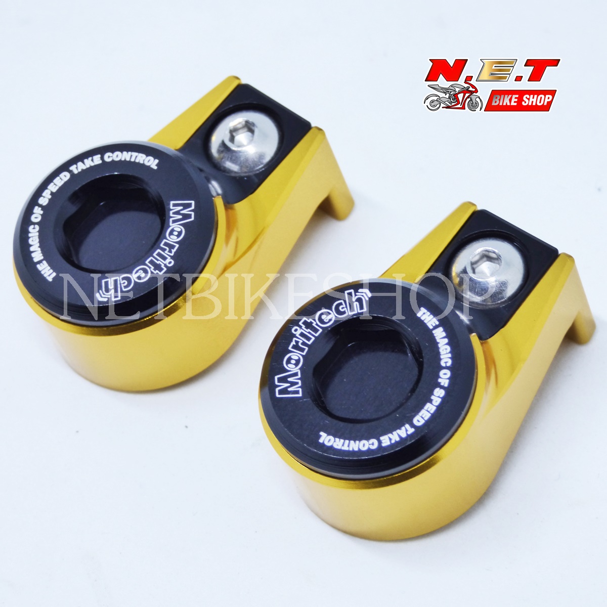 ฝาครอบน็อตโช้คหลัง CNC X-MAX300 AEROX MORITECH