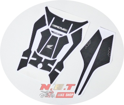 สติ๊กเกอร์กันลายถังน้ำมันชุดใหญ่ HONDA ADV150 ลายคาร์บอน แบบนูนหนา