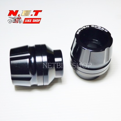 ถ้วยรองแกนล้อ SEVENSPEED 2 ชิ้น 6 ร่อง ADV150 CLICK 150i/125i PCX AEROX KSR