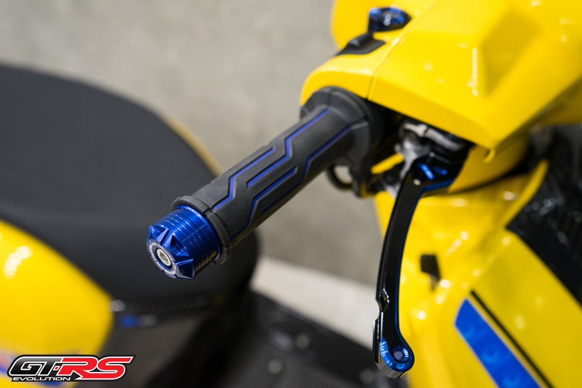 น็อตปลายแฮนด์ CNC GTRS GIORNO+ CLICK-160 (31x22mm)