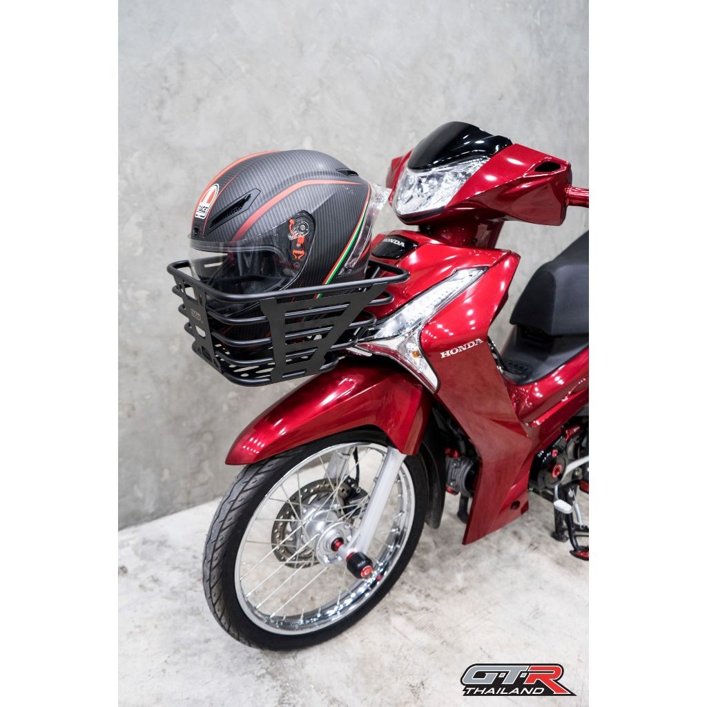 ตะกร้าหน้า (สแตนเลส) GTR THAILAND WAVE-125i