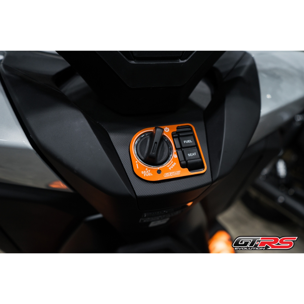 ฝาครอบสวิทกุญแจ มีเนียม 2D GTRS FORZA-350