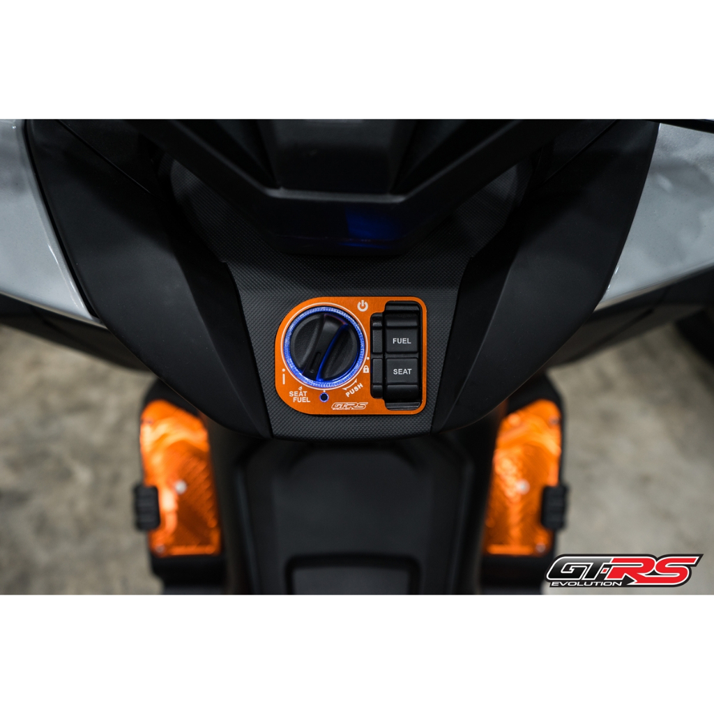 ฝาครอบสวิทกุญแจ มีเนียม 2D GTRS FORZA-350