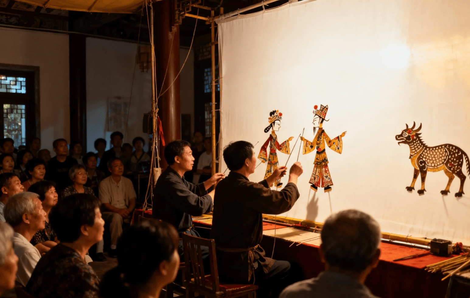 西安皮影戲と秦腔体験 ── 千年の伝統芸能へ！光と影、そして魂の叫びに触れる旅
