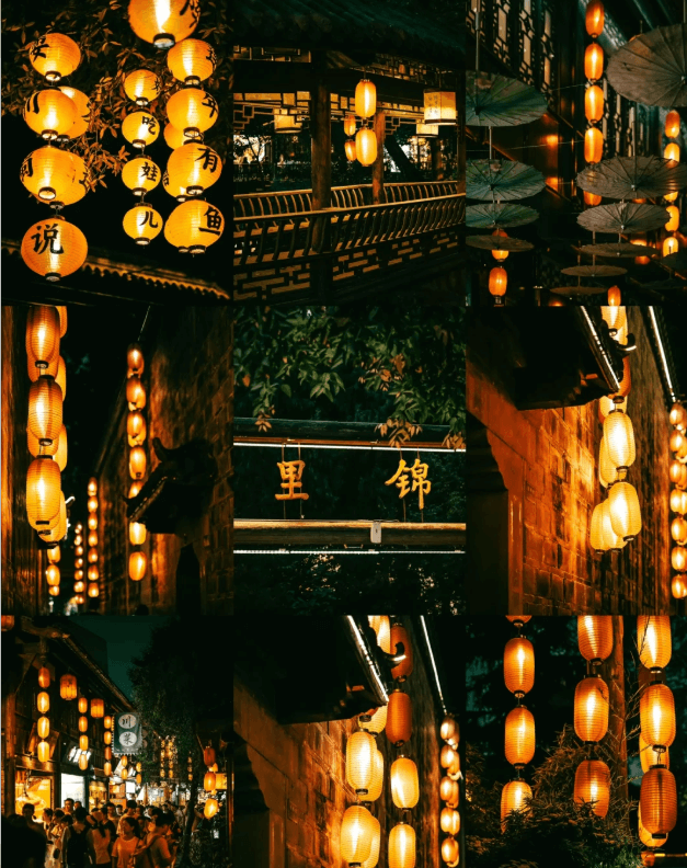 成都・锦里古街（きんりこがい） ── 三国時代の浪漫と成都のんびり生活が息づく、夜を彩る紅灯の路地 