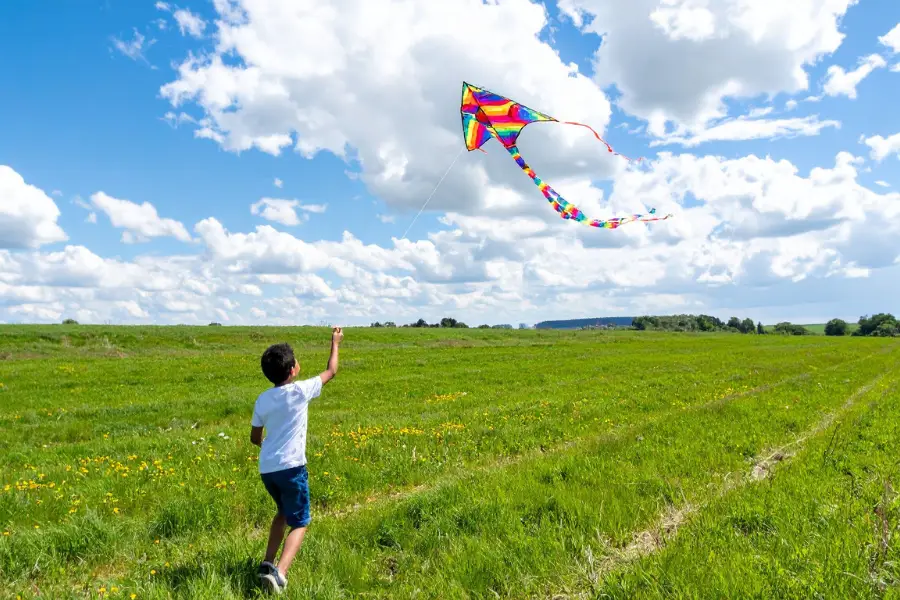 清明節は凧揚げにも適した季節です