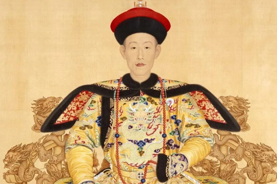 清朝の最盛期を築いた乾隆帝の肖像