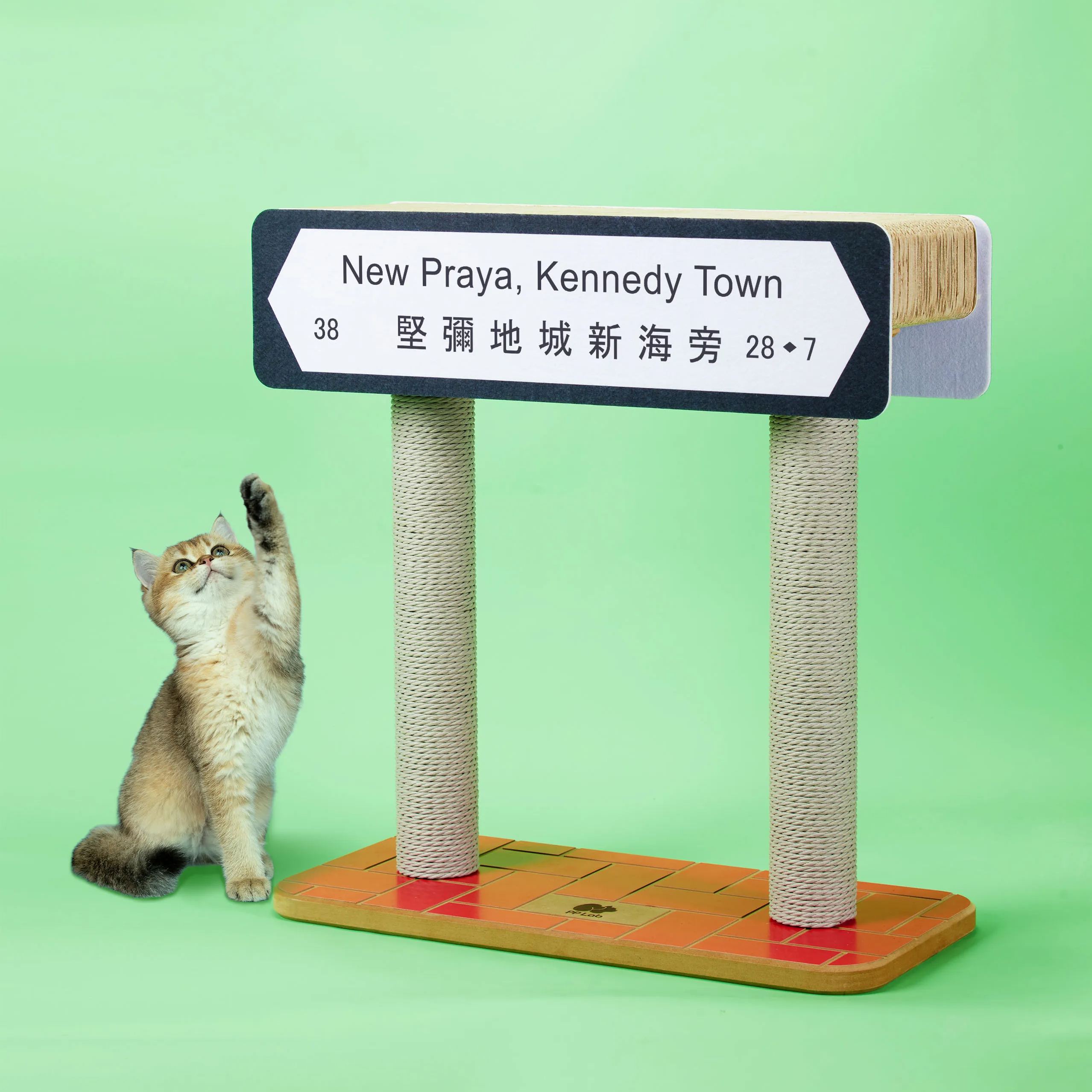 Hong Kong Street Name Cat Scratcher