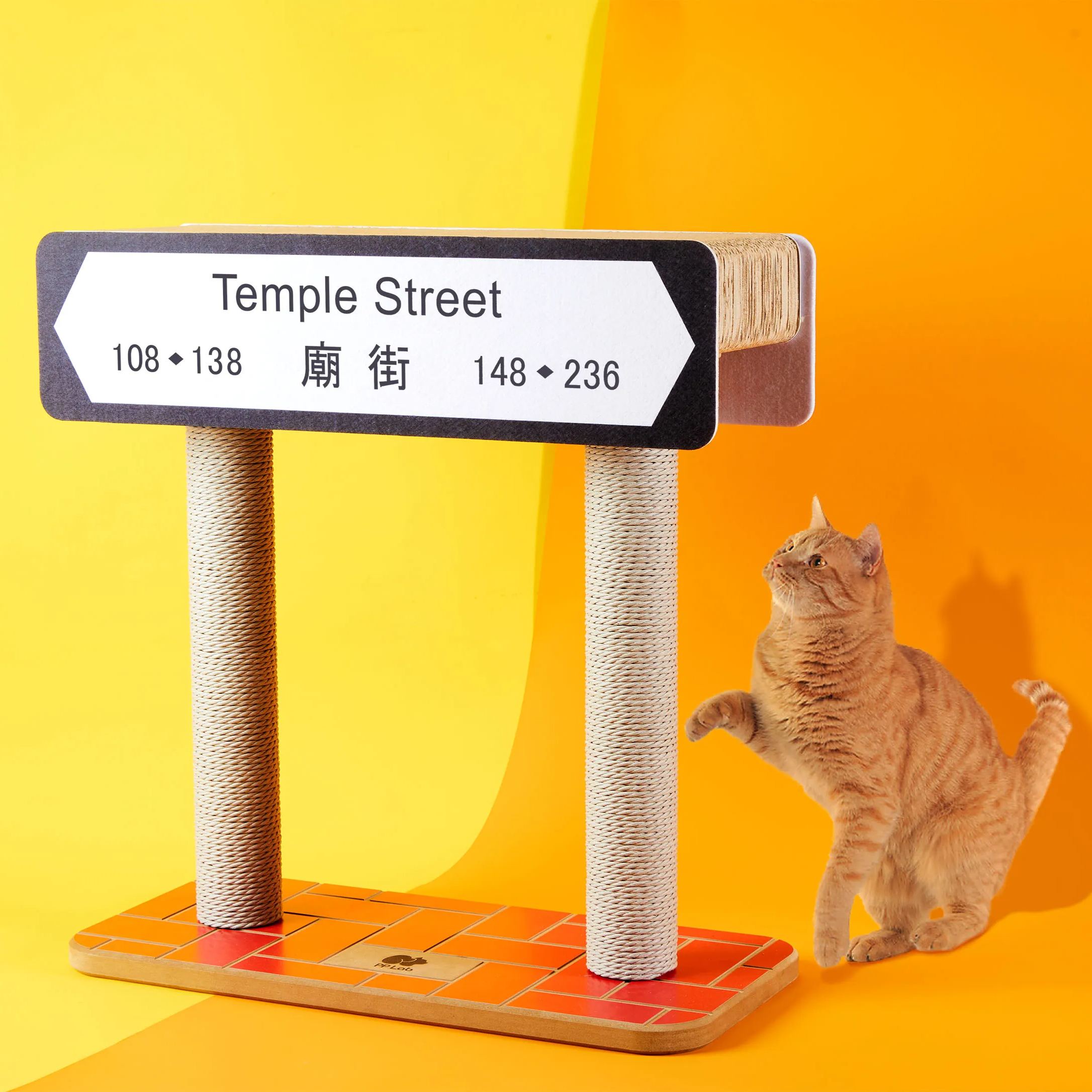 Hong Kong Street Name Cat Scratcher