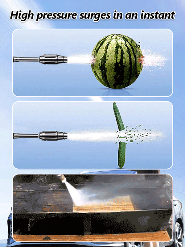 High pressure car wash gun