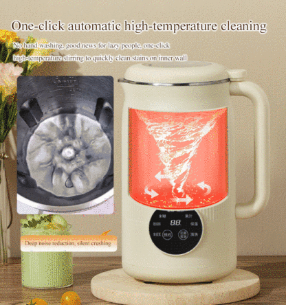Touch screen fully automatic cleaning multi-functional food processor blender