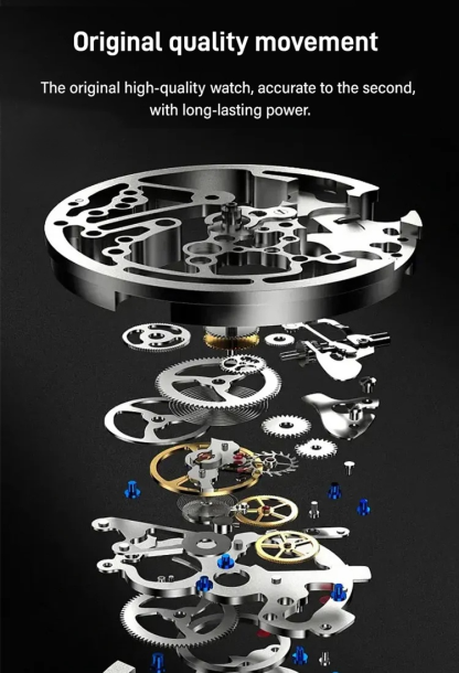 Hollow Automatic Movement Watch