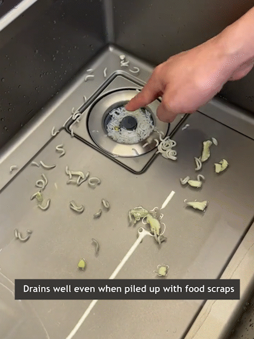 Stainless Steel Kitchen Sink Bouncing Drain Deodorant Artifact