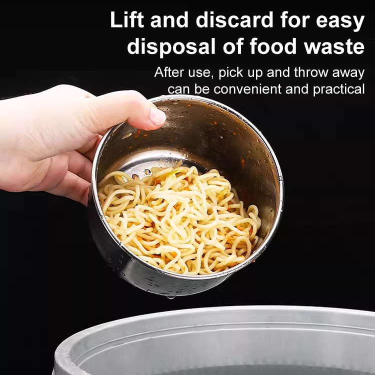 Stainless steel swan colander